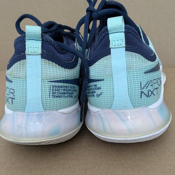 Nike Court React Vapor NXT Glacier Ice Midnight Navy Women's  Size 7.5 - Picture 8 of 15